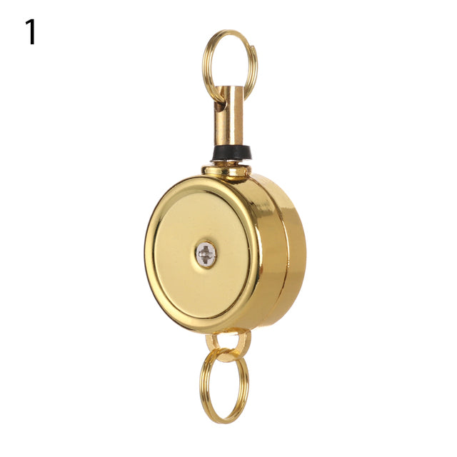 1PC ID Badge Moon Owl Retractable Easy-pull Buckle Anti-Lost Clip.