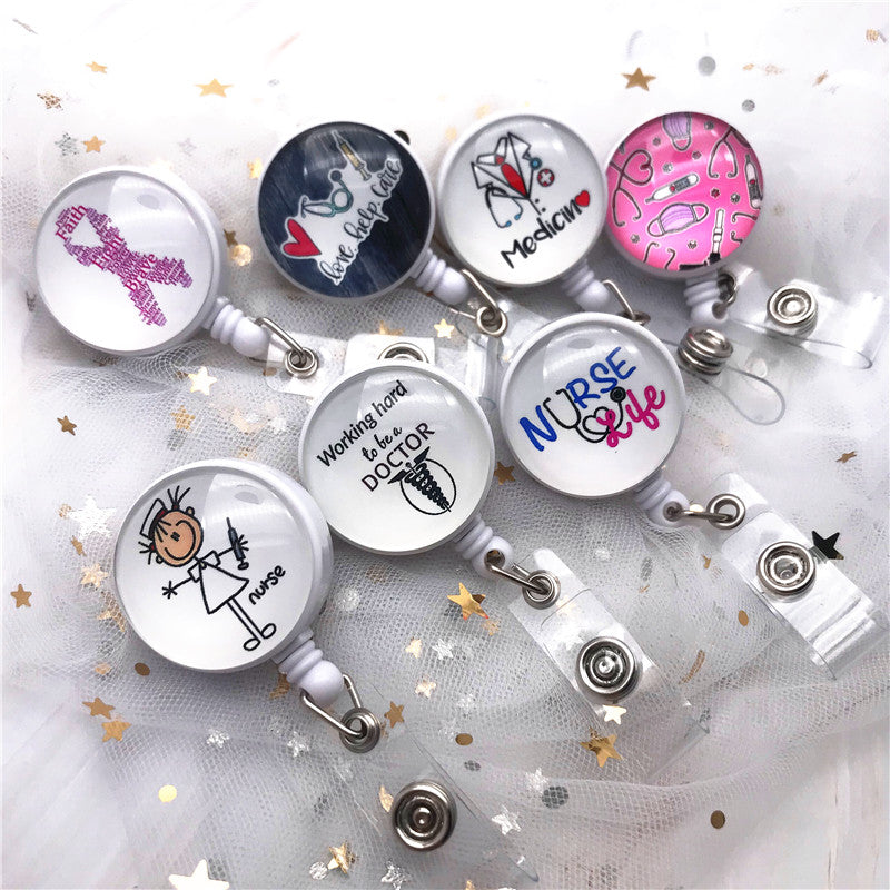 New Arrival Top Quality Retractable Doctor Nurse ID Badge.