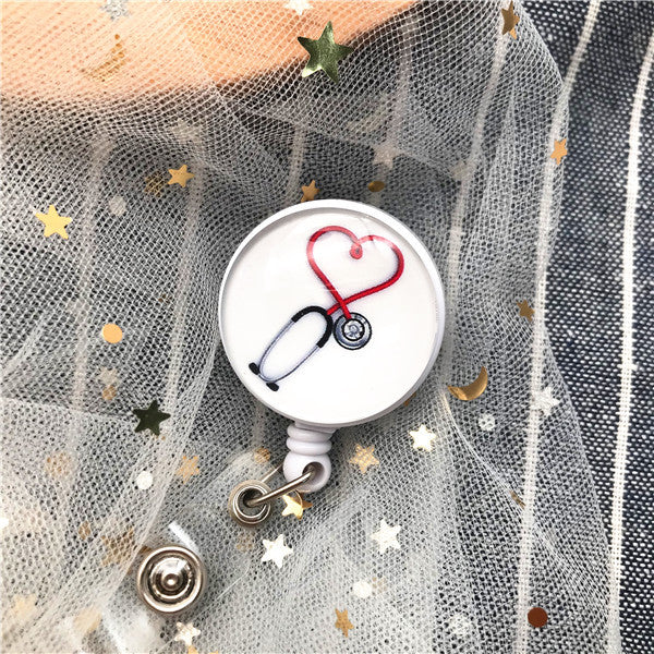 New Arrival Top Quality Retractable Doctor Nurse ID Badge.