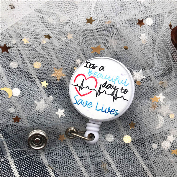 New Arrival Top Quality Retractable Doctor Nurse ID Badge.