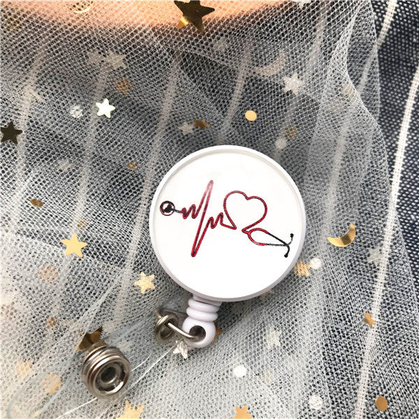 New Arrival Top Quality Retractable Doctor Nurse ID Badge.
