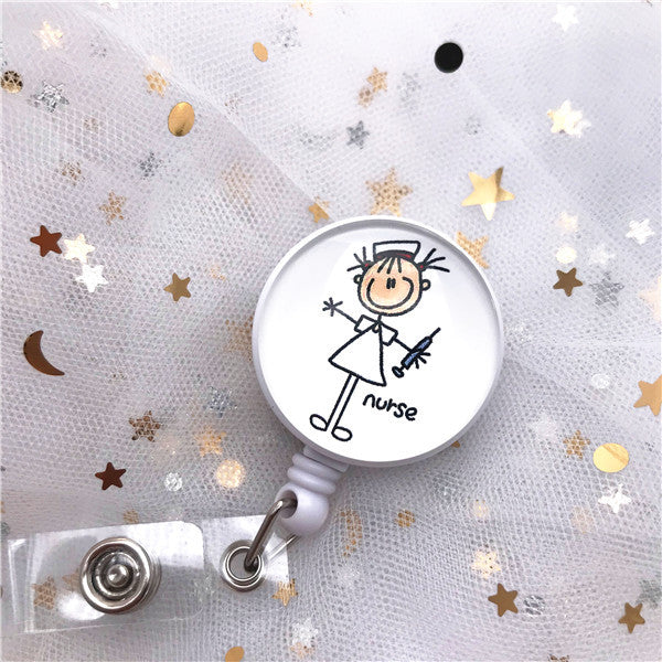 New Arrival Top Quality Retractable Doctor Nurse ID Badge.