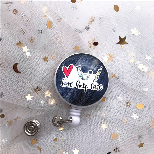 New Arrival Top Quality Retractable Doctor Nurse ID Badge.