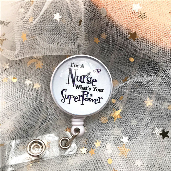 New Arrival Top Quality Retractable Doctor Nurse ID Badge.