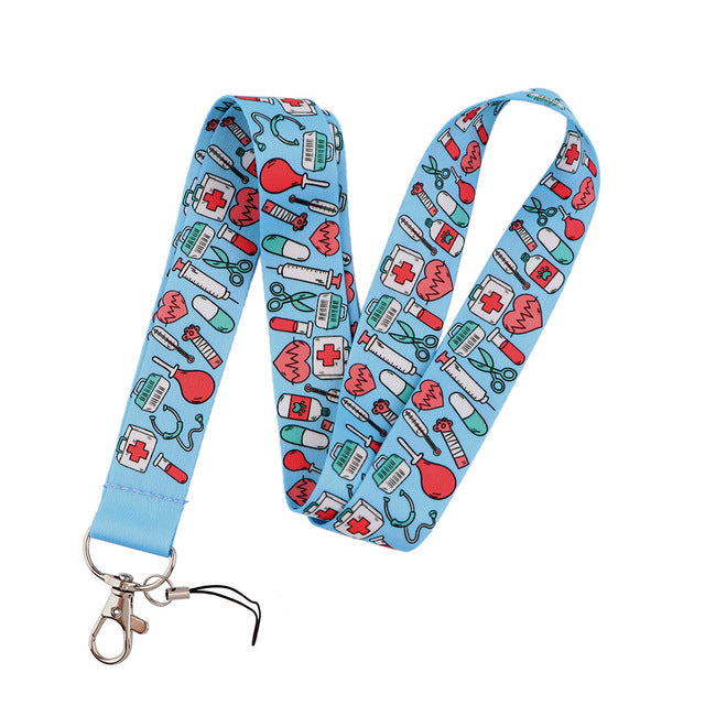 Nurse Lanyard For Key chain Badge ID Holder.
