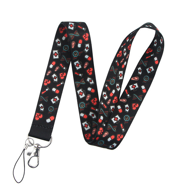 Nurse Lanyard For Key chain Badge ID Holder.