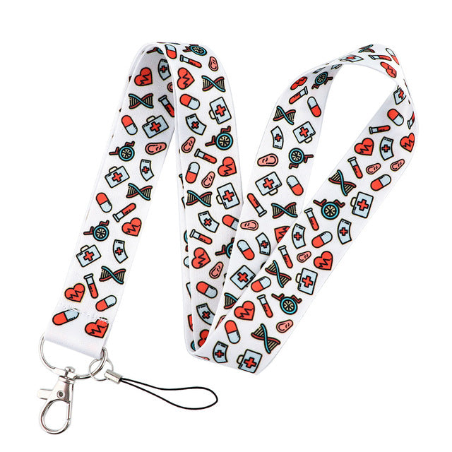 Nurse Lanyard For Key chain Badge ID Holder.
