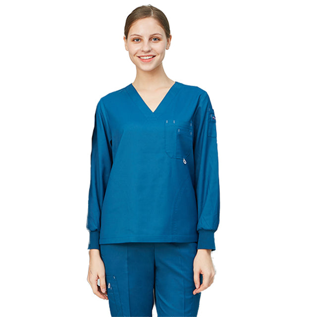 Scrub Set Uniform Nurse Workwear. Nursing Top and Pant Women or Men Solid Color.