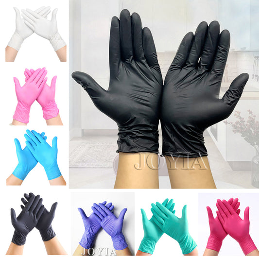Disposable Nitrile Gloves 100pcs Latex Free Powder-Free Small Medium Large.  XS S M L XL Micah Health Services/ Home Health Aide/ CNA/ Companions/ 24 Hrs Care