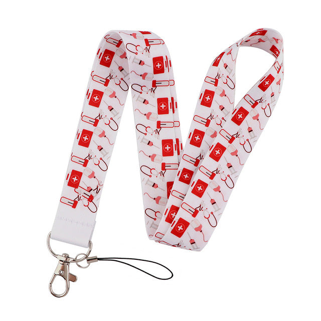 Nurse Lanyard For Key chain Badge ID Holder.
